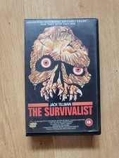 Jack Tillman The Survivalist Vhs Video Tape 