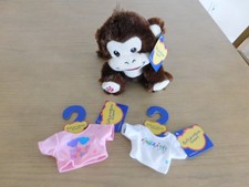 Build A Bear Buddies 6.5" Brown Monkey Chimpanzee Plush Lot H 