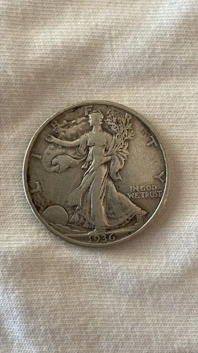 1936 Liberty Walking Half Dollar 50C Circulated Business Strike Coin
