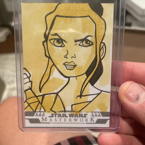 2022 Topps Star Wars MASTERWORK Sketch Card SSP - Rich Hennemann 1/1 - Picture 2 of 7