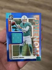 2025 Panini Donruss Optic - Rookie Phenoms Quinn Ewers #RPBH-QES Blue Hyper...