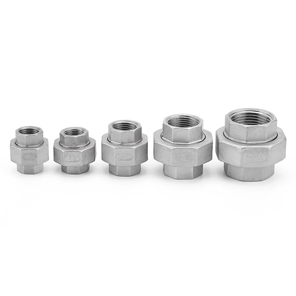 Stainless Steel Union Conical Female / Male Pipe Fitting 1/4" - 2" Various Types - Image 3 of 4