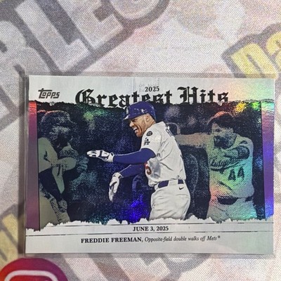 2026 Topps Series 1 Freddie Freeman Greatest Hits Pink Foil SP
