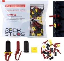 R100 Series II - Server Rack Screws 100 Pack Cage Nut Replacement Red 2.22Mm