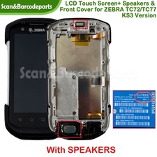 LCD with Touch  Speakers and Front Cover for ZEBRA TC72 TC77, KS3 Version