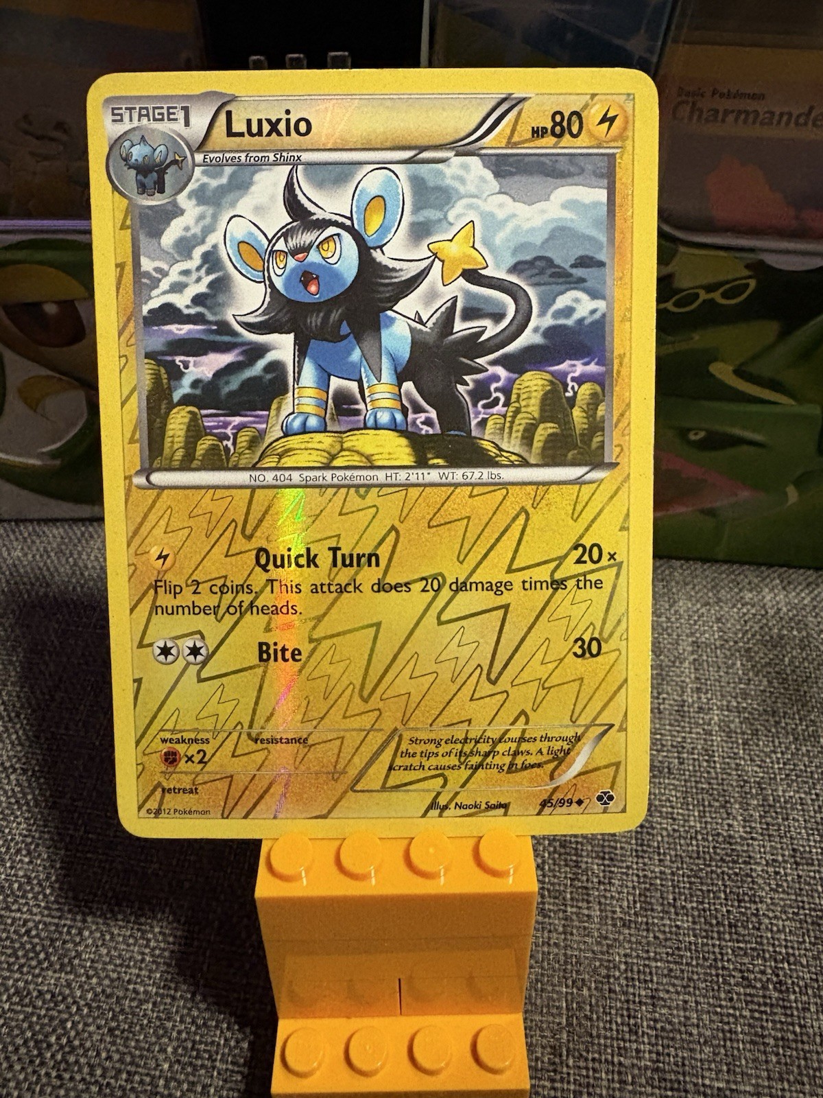 Pokémon TCG Luxio Reverse Holo 45/99 Next Destinies