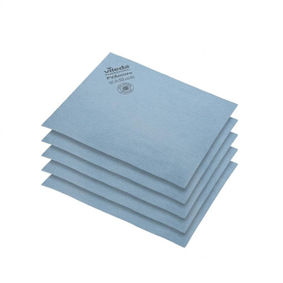 Vileda Microfasertuch, PVA Micro, 38 X 35 Cm, 5 Stück, Polyester , Blau