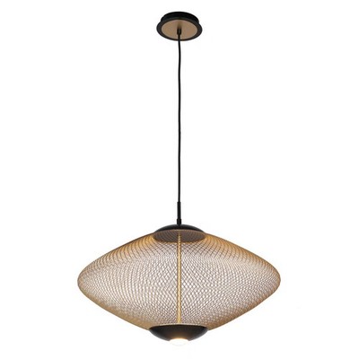 Black LED Pendant from the Park Collection