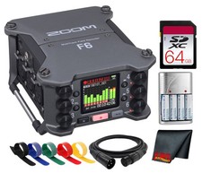 Zoom F6 6-Input 32-Bit Float Multitrack Field Recorder