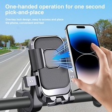 Motorcycle Bike E Scooter Phone Holder 360  Rotation Shockproof Universal Mount