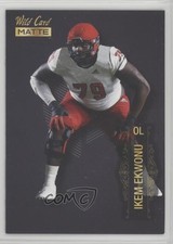 2022 Wild Card MATTE Black Ikem Ekwonu #MB-48 Rookie RC 1a7j. rookie card picture