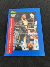 TED DIBIASE MILLION DOLLAR ROOKIE CLASSIC 1991 BLUE BORDER WWF WRESTLING CARD !