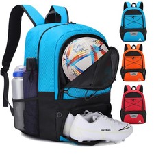 Multi-Sport Backpack with Ball Compartment for Soccer Basketball Volleyball