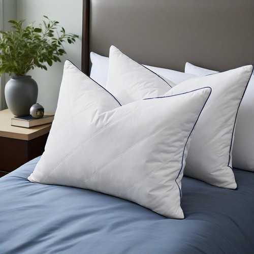 2PCS Soft to Medium Support Feather Bed Pillows King or Queen, Anti Feather Poke - Picture 10 of 19