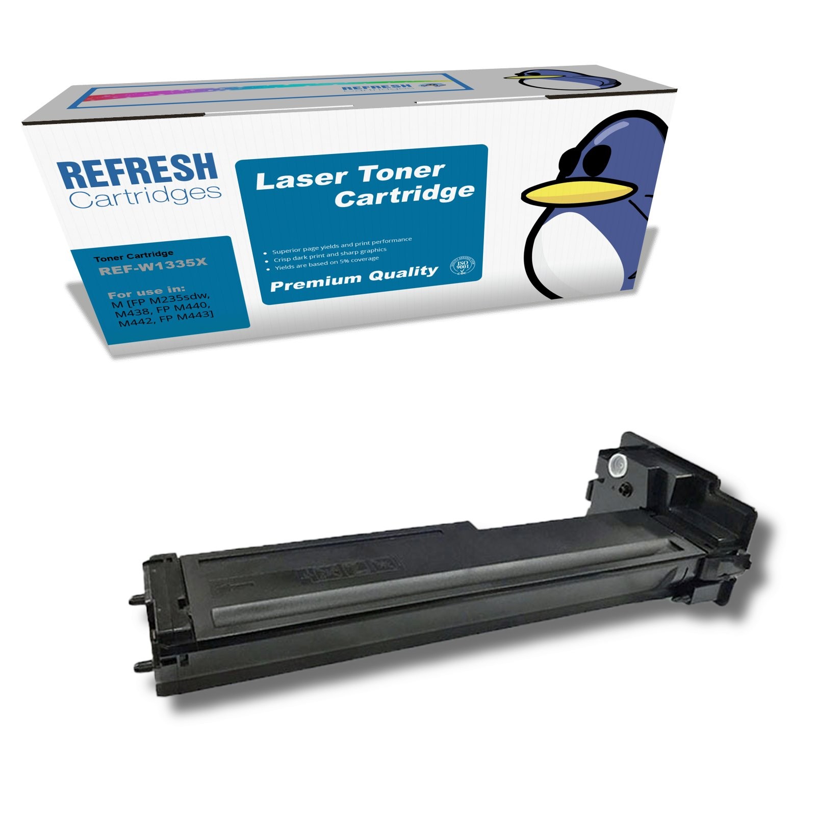 Refresh Cartridges Replacement Black 335X Toner Compatible With HP Printers