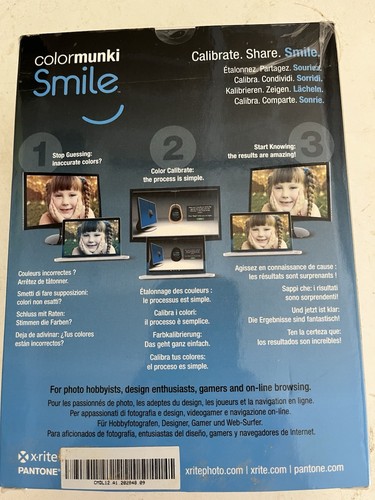 ColorMunki Smile X-Rite Pantone Monitor Calibration New Sealed Free Ship USA - Picture 2 of 3
