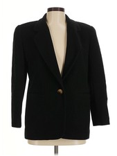 Harve Benard Women Black Blazer 6 Petites