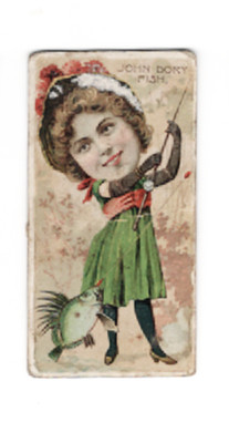 1888 N74 Fishers and Fish, #18 John Dory Fish, Duke's Cigarettes