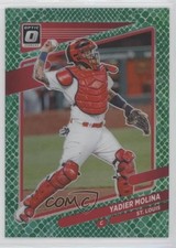 2021 Panini Donruss Optic Green Dragon Prizm 59/88 Yadier Molina #175 04br