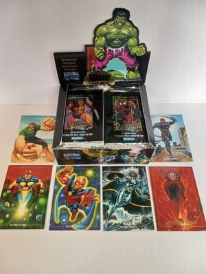 BOX FRESH & TESTED 4 Sealed Packs 1992 Marvel Masterpieces Joe Jusko