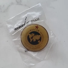 Vintage Moscow 1986 Goodwill Games Hat Jacket Pin Badge Lapel NEW With Backing
