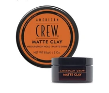 American Crew Men's Hair Matte Clay with Medium/High Hold, 3 oz