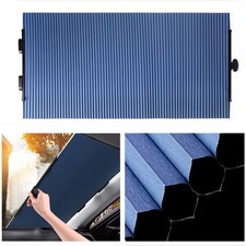 Retractable Windshield Sun Shade for Car, Cordless Cellular Sun Visor Protect...