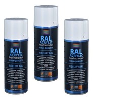 Faren RAL ACRYLIC, Vernice spray Acrilica 100%, 400ml (RAL 9006 ALLUMINIO)(3pz)