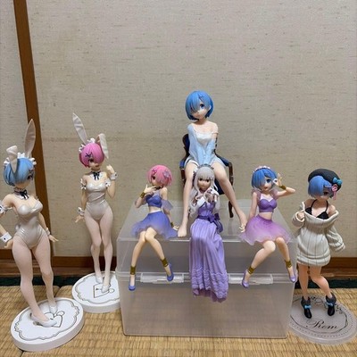 Re Zero Figuren Lot 7 Stück Rem Ram Emilia Figuren Anime Sammlerstücke Set Lot