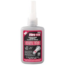 Vibra-Tite 13250 Primerless Threadlocker, Vibra-Tite 132, Red, High Strength,