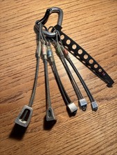 Lot Of 5 Black Diamond Wired Stoppers Carabiner Climbing Nut Tool 1990's     