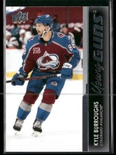 2021-22 Upper Deck Kyle Burroughs Young Guns RC #206 Colorado Avalanche