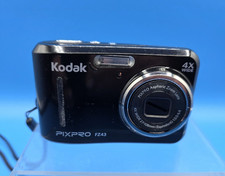 Kodak PIXPRO FZ43 16MP Compact Digital Camera 4x Zoom Black  Untested 