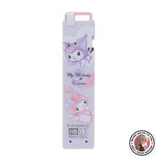 NEW My Melody Kuromi Mechanical Pencil Refill 1-Push Refill HB 0.5mm Sanrio