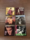 Vintage Elvis Presley 45 Gold Wax Record Lot Of 6 -50th Anniversary