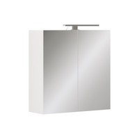 Badspiegelschrank Vicco Lavio 60 X 60 Cm Mit Led-Beleuchtung