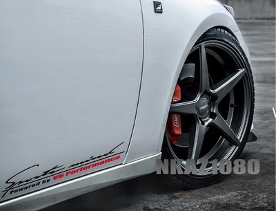 Sports Mind V6 PERFORMANCE Sport Decal Sticker Racing Car logo emblem Set of 2