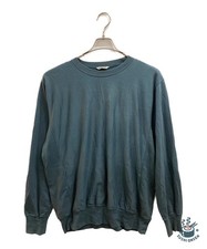 AURALEE SUPER HIGH GAUZE NAPPED SWEAT P/O Size: 4 Blue Men A21SP01NU