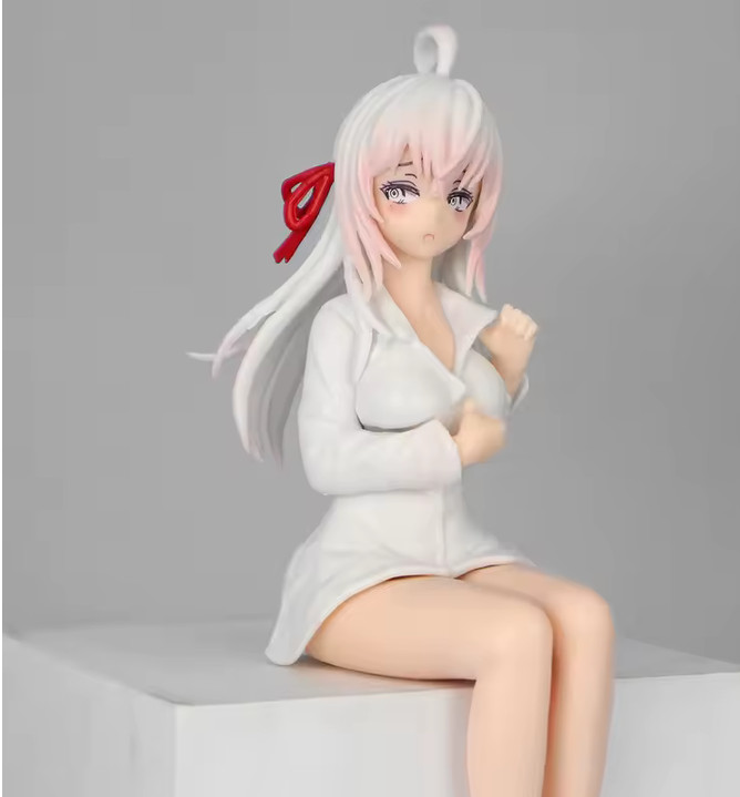 Figura Alya Alisa Mikhailovna Kujou 16 cm Pijama Anime Sentado Manga Lindo Modelo