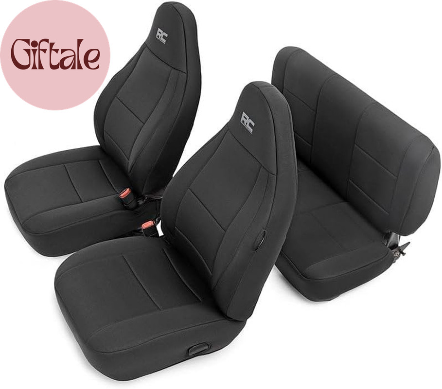 Neoprene Seat Covers for Jeep Wrangler TJ (1997-2002) - Waterproof & UV Resistan