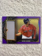 2022 Topps Triple Threads- Single Jumbo Relics Rafael Devers #SJR1-RD1 /36 (MEM)