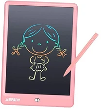 LCD Writing Tablet Colorful 10 Inch Electronic Graphics Doodle Board Pink
