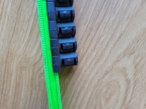Snap On 1/2" Drive HI-VIZ Twist-Lock Socket Rail MINT - Picture 3 of 5
