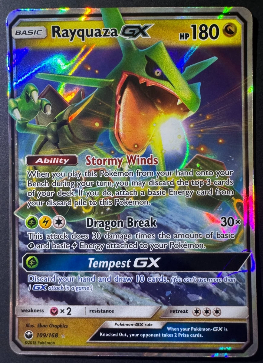 Rayquaza GX Pokémon TCG Cards for sale | eBay