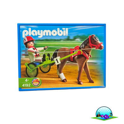 Playmobil 4192 - Trabrennpferd mit Sulky - NEU OVP