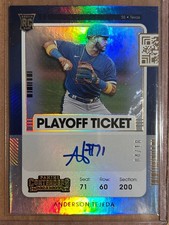 2021 Panini Contenders Playoff Ticket Auto ANDERSON TEJEDA (#4/18)