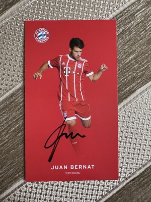 Juan Bernat FC Bayern München Autogrammkarte original