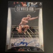 2025 Topps Exalted WWE Ilja Dragunov Elevated Ink Auto LTT