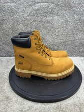 Timberland Pro Boot Mens Size 11.5 Wide Direct Attach Soft Toe Work Wheat Nubuck