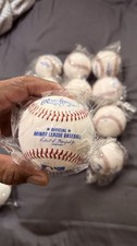 Rawlings Official Minor League 9in Leather Baseballs White/Red/Blue Lot of 24